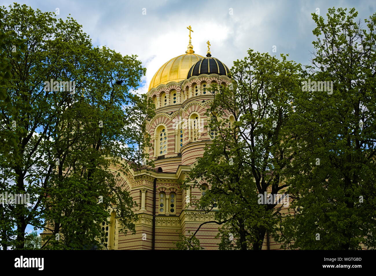 Nativité du Christ, la cathédrale de Riga, Lettonie Banque D'Images