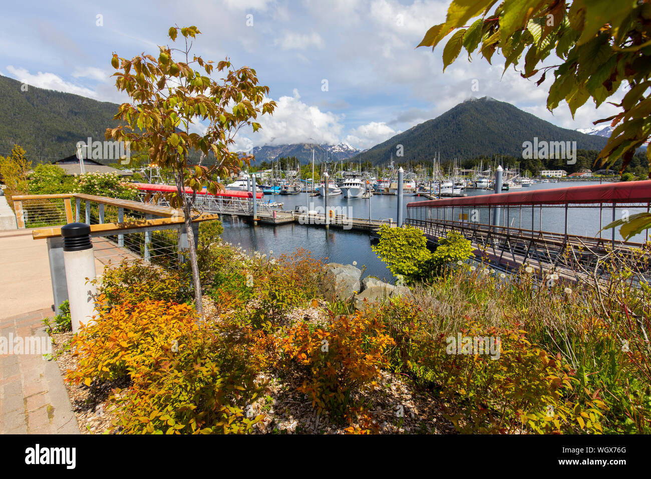 Sitka, en Alaska. Banque D'Images