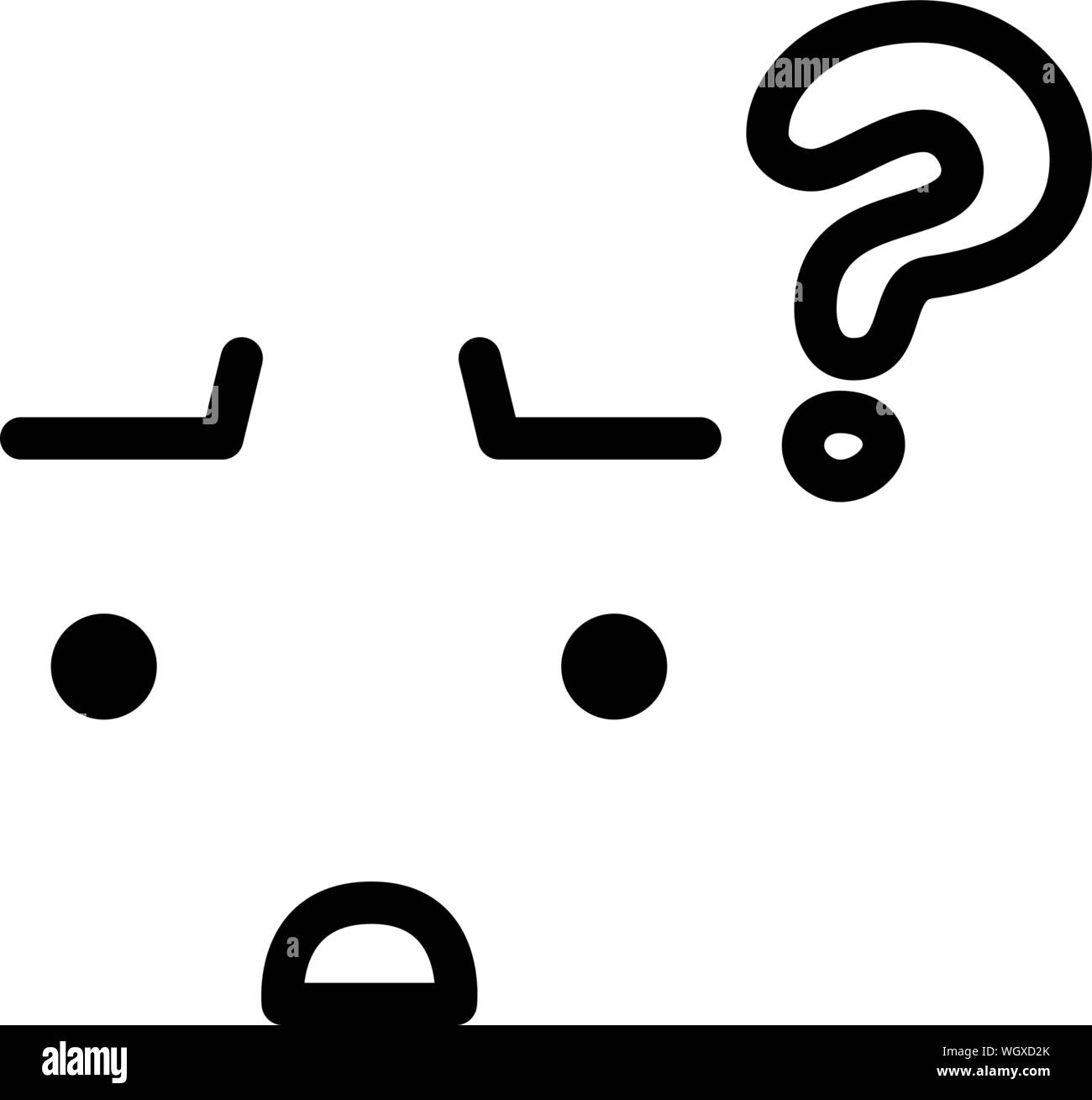 C'est une illustration du mouvement de l'émotion l'icône face Illustration de Vecteur