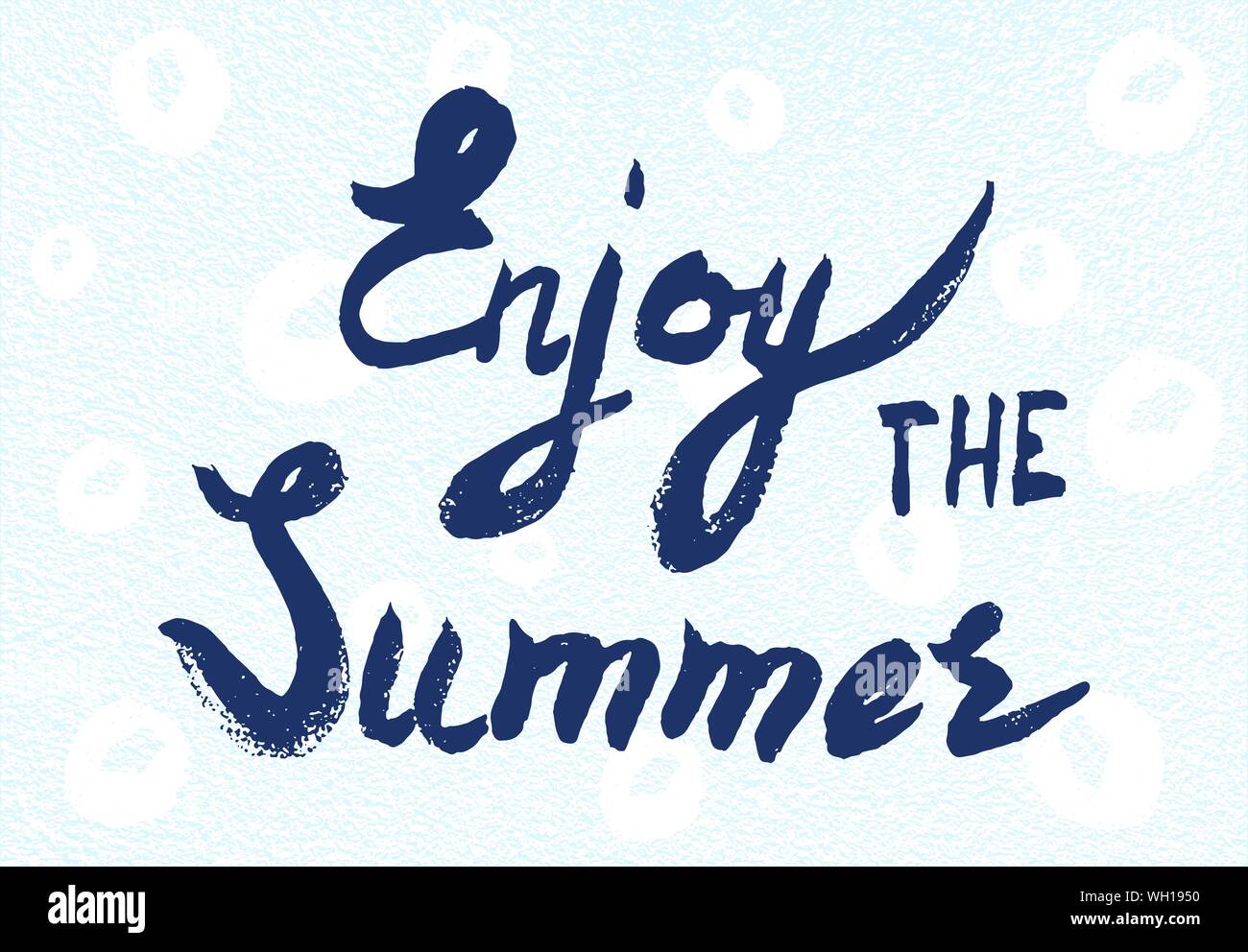 Le lettrage Profitez de l'été. Caligraphy dessiné à la main. L'affiche de l'été à la main. L'élément de conception pour les saisonniers des bannières, t-shirts, cartes. Vector illustration Illustration de Vecteur Le lettrage Profitez de l'été. Caligraphy dessiné à la main. L'affiche de l'été à la main. L'élément de conception pour les saisonniers des bannières, t-shirts, cartes. Vector illustration Illustration de Vecteur