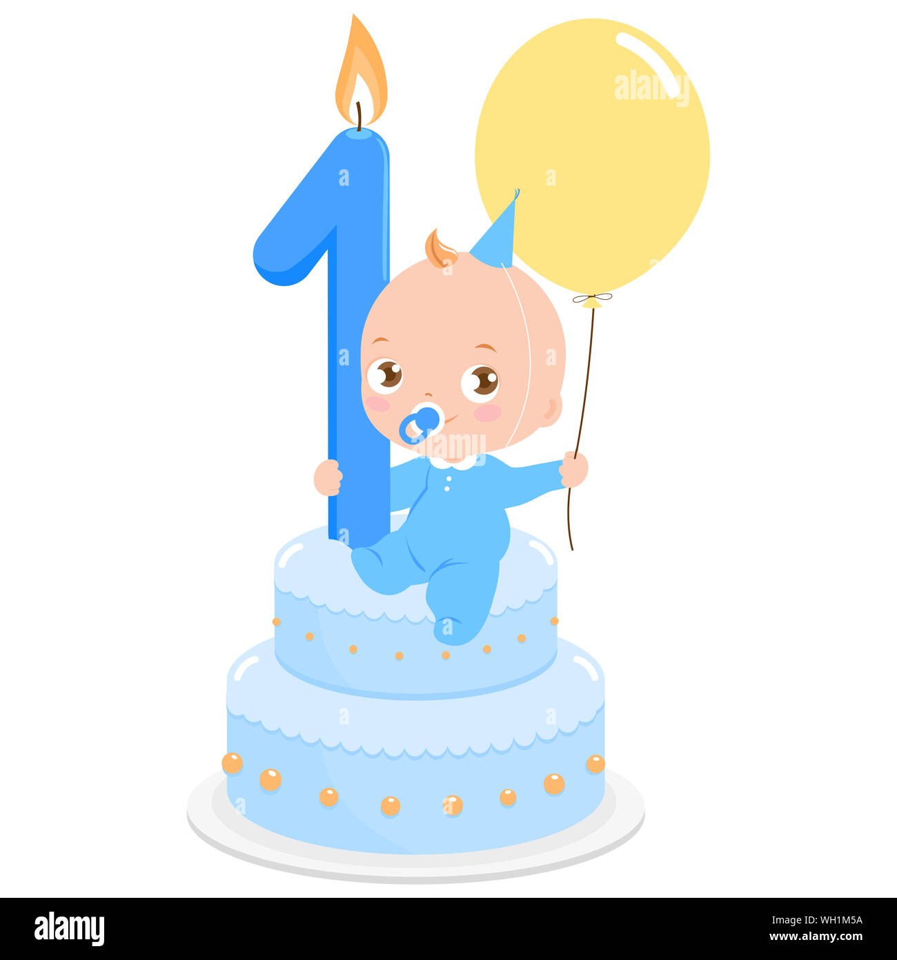 Illustration D Un Petit Garcon Sur Un Gateau D Anniversaire Pour Celebrer Son Premier Anniversaire Tenant Un Ballon Photo Stock Alamy Illustration D Un Petit Garcon Sur Un Gateau D Anniversaire Pour Celebrer Son Premier Anniversaire Tenant Un Ballon Photo Stock Alamy