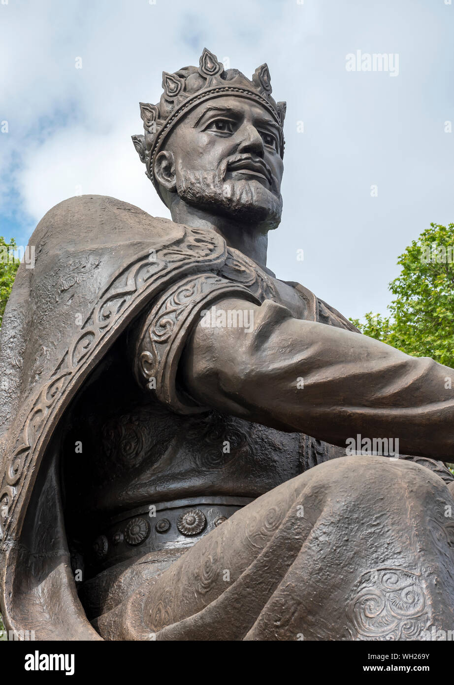 Monument Amir Temur, Samarkand, Ouzbékistan Banque D'Images