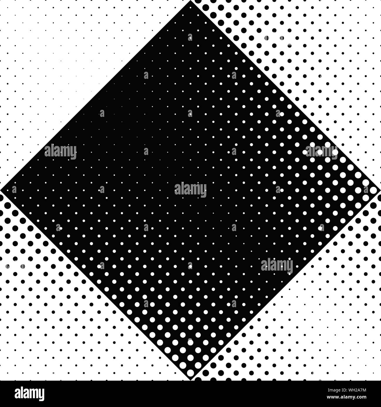 Motif de cercles géométriques - conception d'arrière-plan noir et blanc abstrait graphique vectoriel Illustration de Vecteur