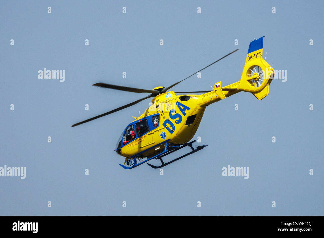 Eurocopter EC 135, DSA HEMS, République Tchèque Banque D'Images