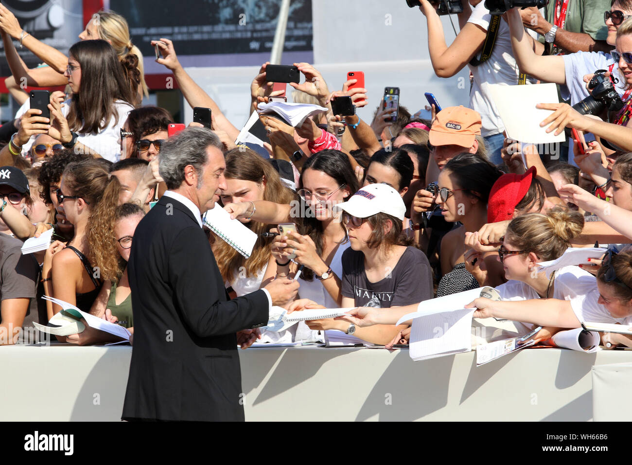 L'Italie, Lido di Venezia, 1 septembre 2019 : Paolo Sorrentino assiste à la cérémonie de remise des prix Campari Luca Bigazzi pendant le 76e Festival du Film de Venise. Banque D'Images