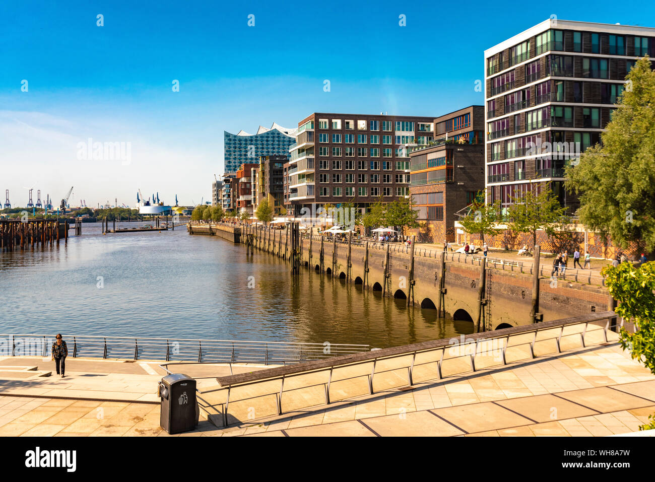 Hafencity, Hambourg, Allemagne Banque D'Images