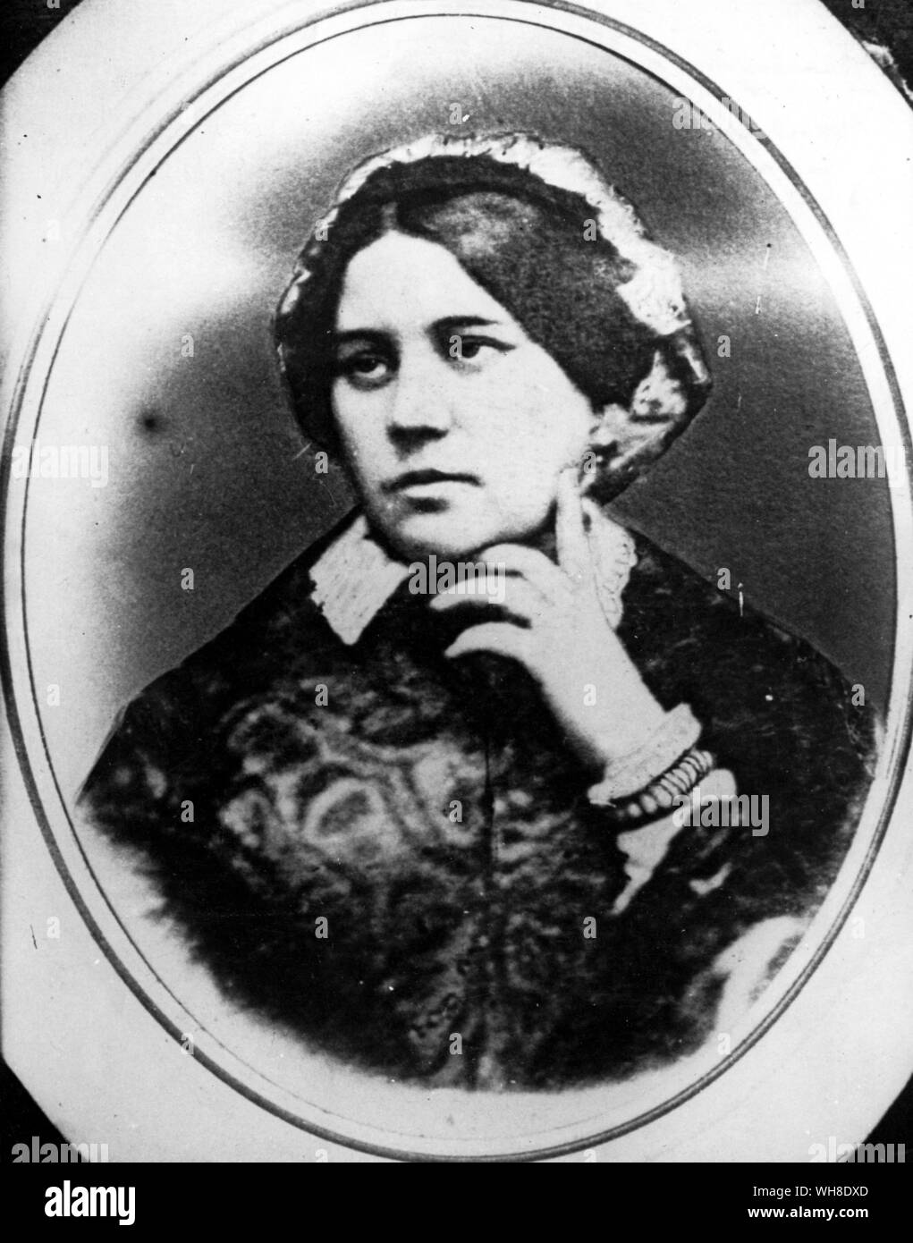 Alexandra Andreyevna Assier, mère de Piotr Ilitch Tchaïkovski (1840-1893). Tchaïkovski par John Warrack page 17. Banque D'Images