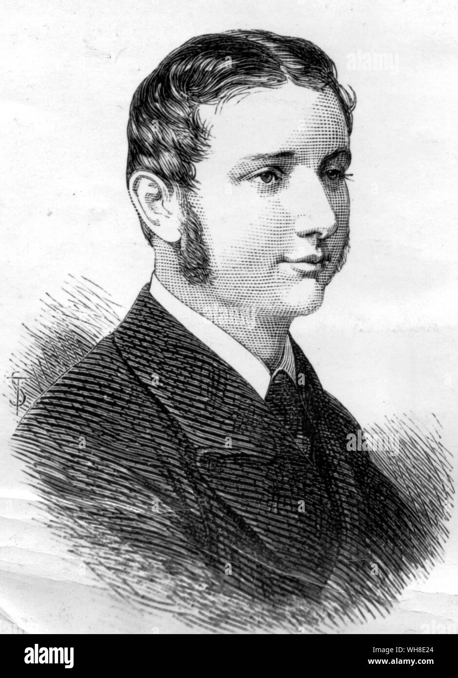 L'Expédition arctique Officier, Sous-lieutenant G L'Egerton, HMS Alert. Banque D'Images