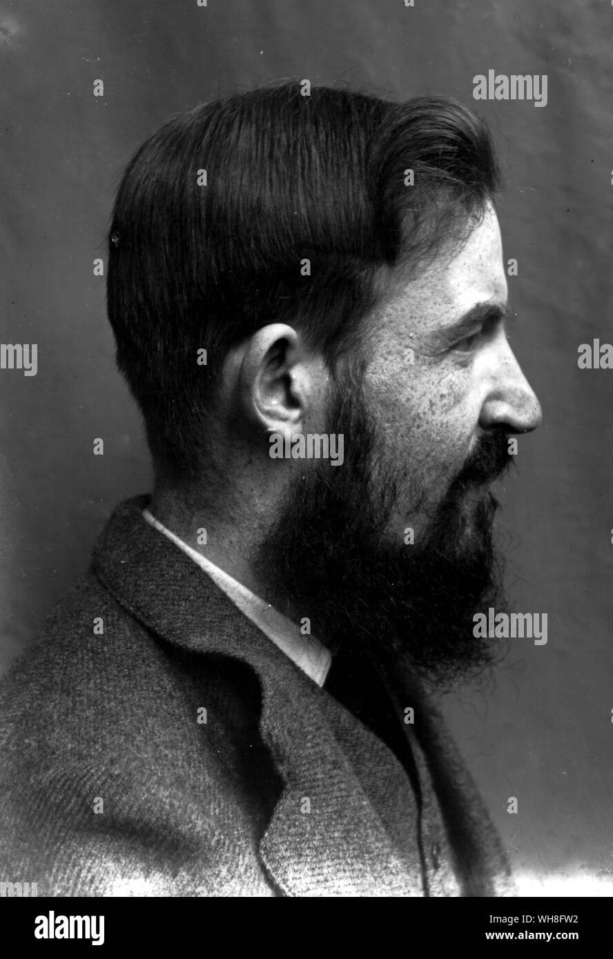 George Bernard Shaw en 1890. Shaw (1856-1950) était un dramaturge irlandais et lauréat du Prix Nobel de Littérature en 1925. Le génie de Shaw à la page 42. Banque D'Images