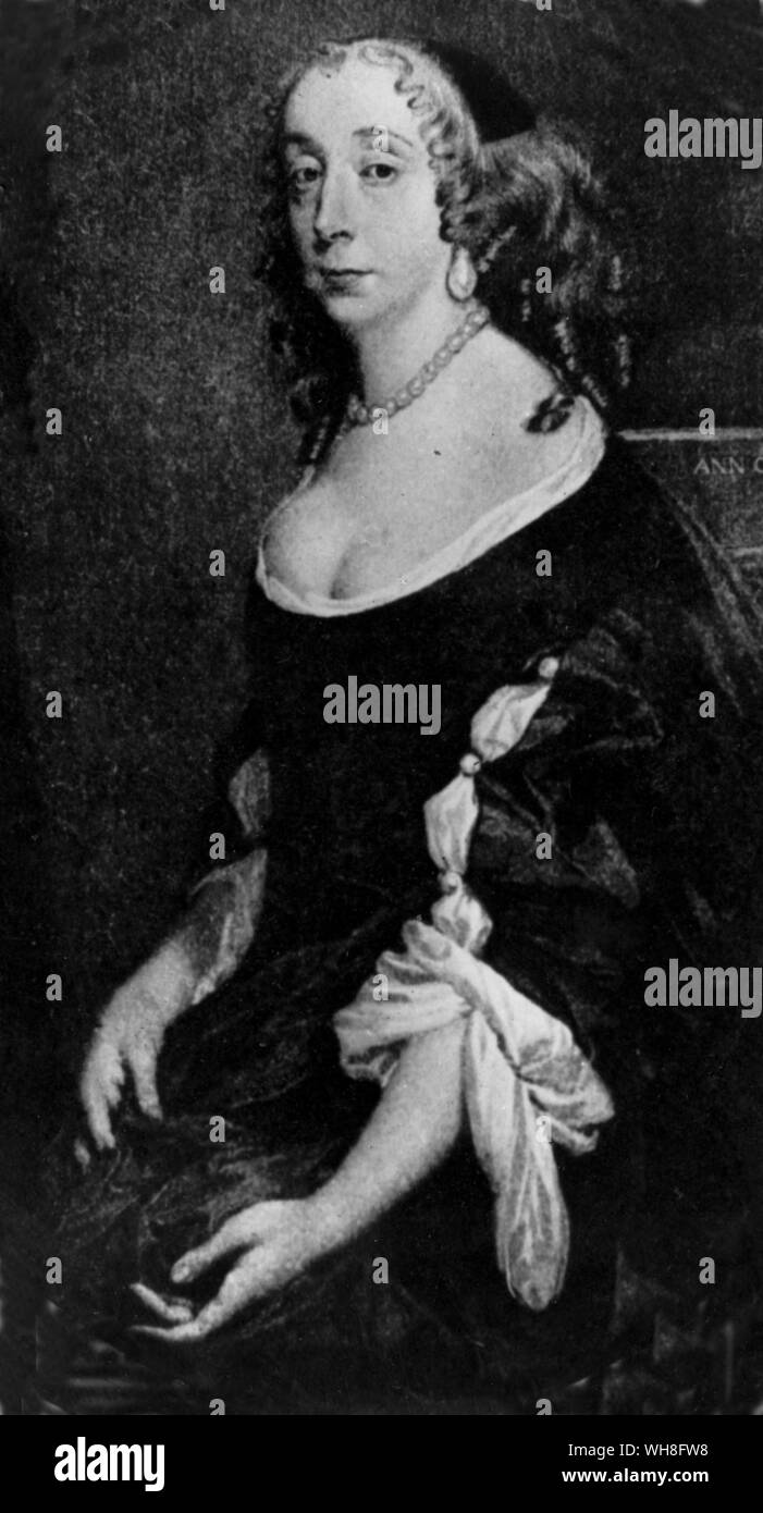 Vieille Dame Rochester. La mère de John Wilmot, second comte de Rochester (1647-1680). Seigneur de Rochester's Monkey par Graham Greene, page 163.. . Banque D'Images