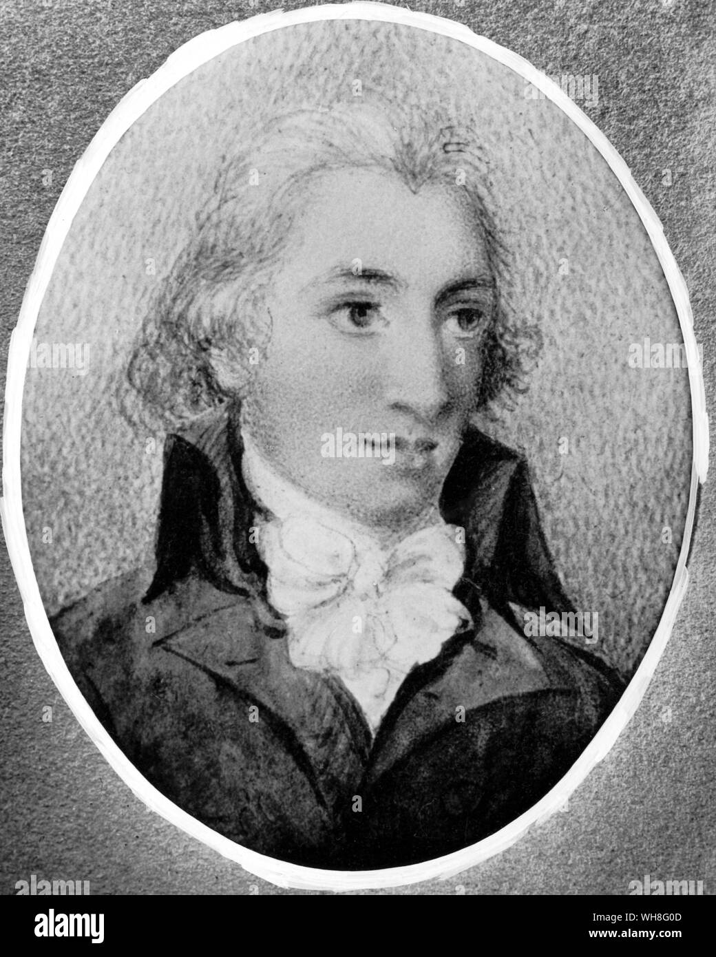 Thomas Henry Austen (1771-1850), quatrième frère de Jane Austen, (1775-1817), un célèbre romancier anglais. Un Portrait de Jane Austen David Cecil page 38. Banque D'Images