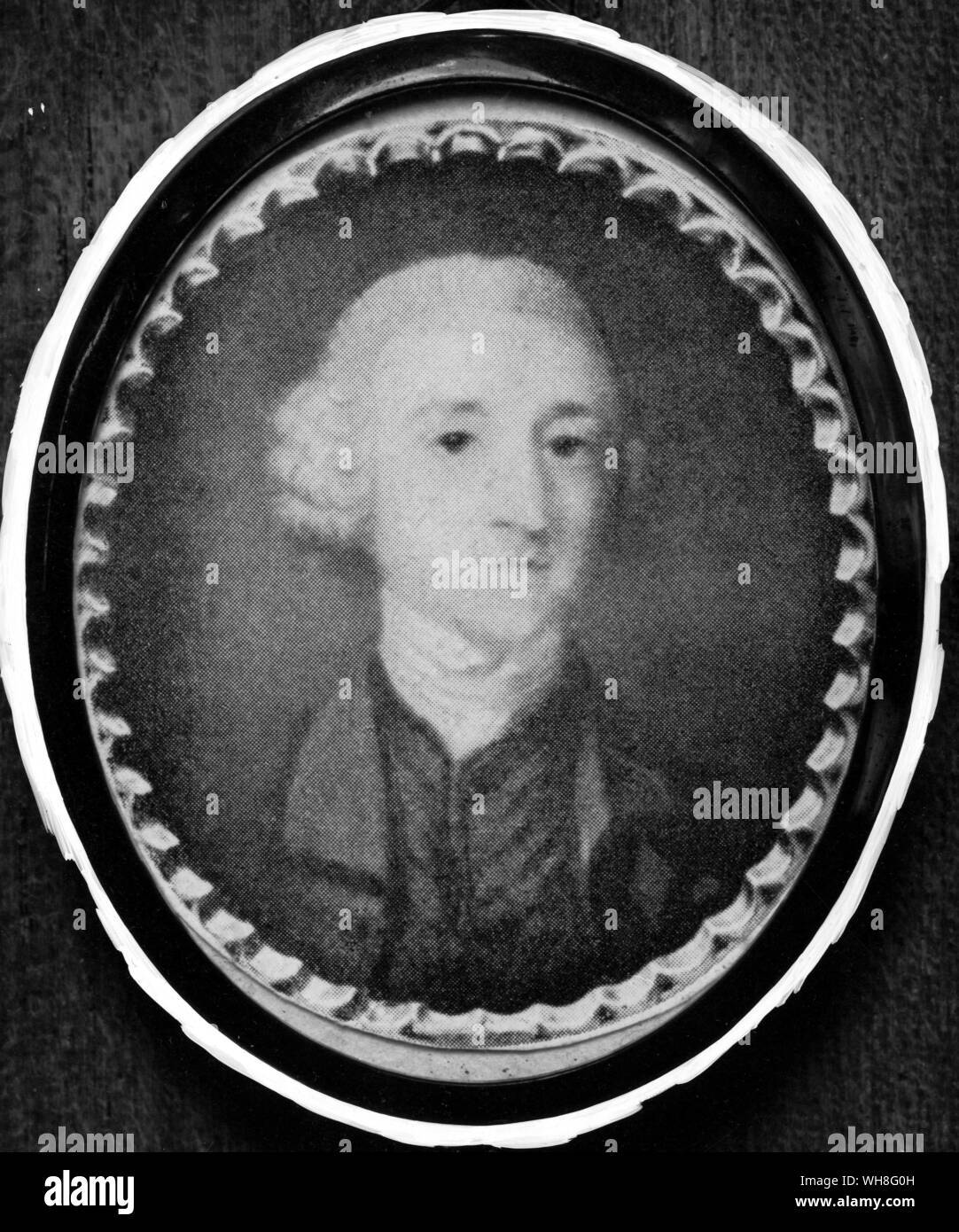 Le révérend George Austen (1731-1805), le père de Jane Austen, (1775-1817). Jane Austen était le septième des huit enfants de George Austen. Un Portrait de Jane Austen David Cecil page 109. Banque D'Images