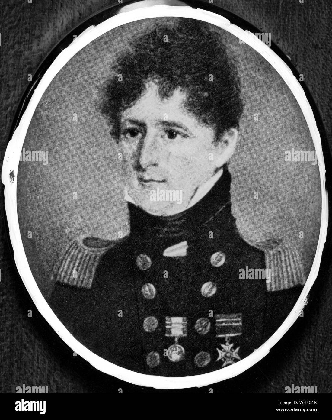 L'amiral Sir Francis Austen (1774-1865), cinquième frère de Jane Austen, (1775-1817), un célèbre romancier anglais. Un Portrait de Jane Austen David Cecil, page 39. Banque D'Images