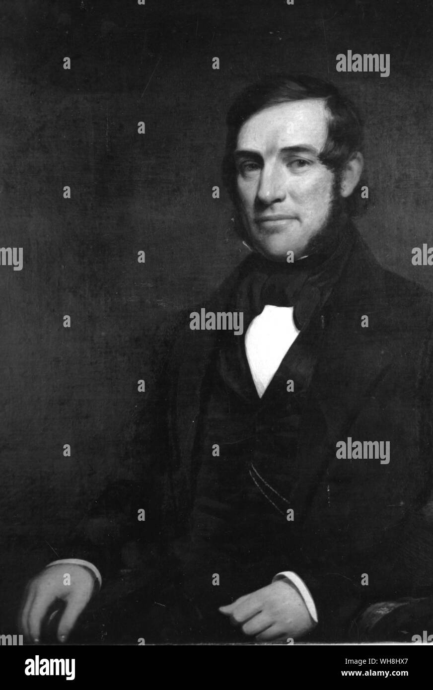 Nathaniel Brown Palmer (1799 -1877) était un marin dans la marine des États-Unis. Il est né à Stonington, Connecticut. Le 17 novembre 1820, alors que la recherche de nouvelles colonies de phoques, jeune capitaine Nat est devenue l'une des trois premières personnes, et le premier Américain, de voir l'Antarctique. La péninsule de Palmer, de la station Palmer, l'archipel Palmer et Nathaniel B. Palmer sont nommées d'après lui. Antarctique : le dernier continent par Ian Cameron, page 71. Banque D'Images