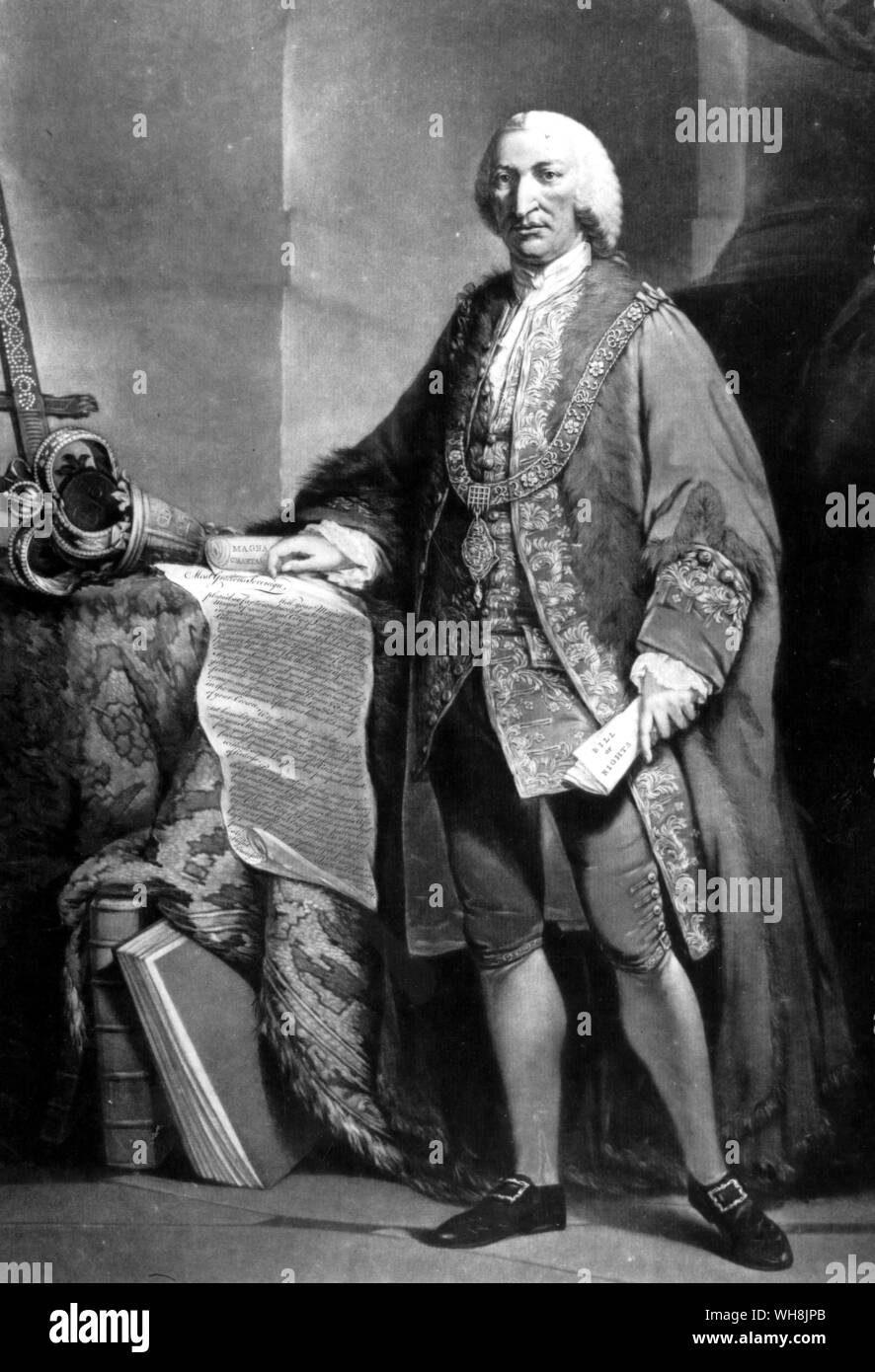 William Beckford Lord Maire de Londres 1709-70 Banque D'Images