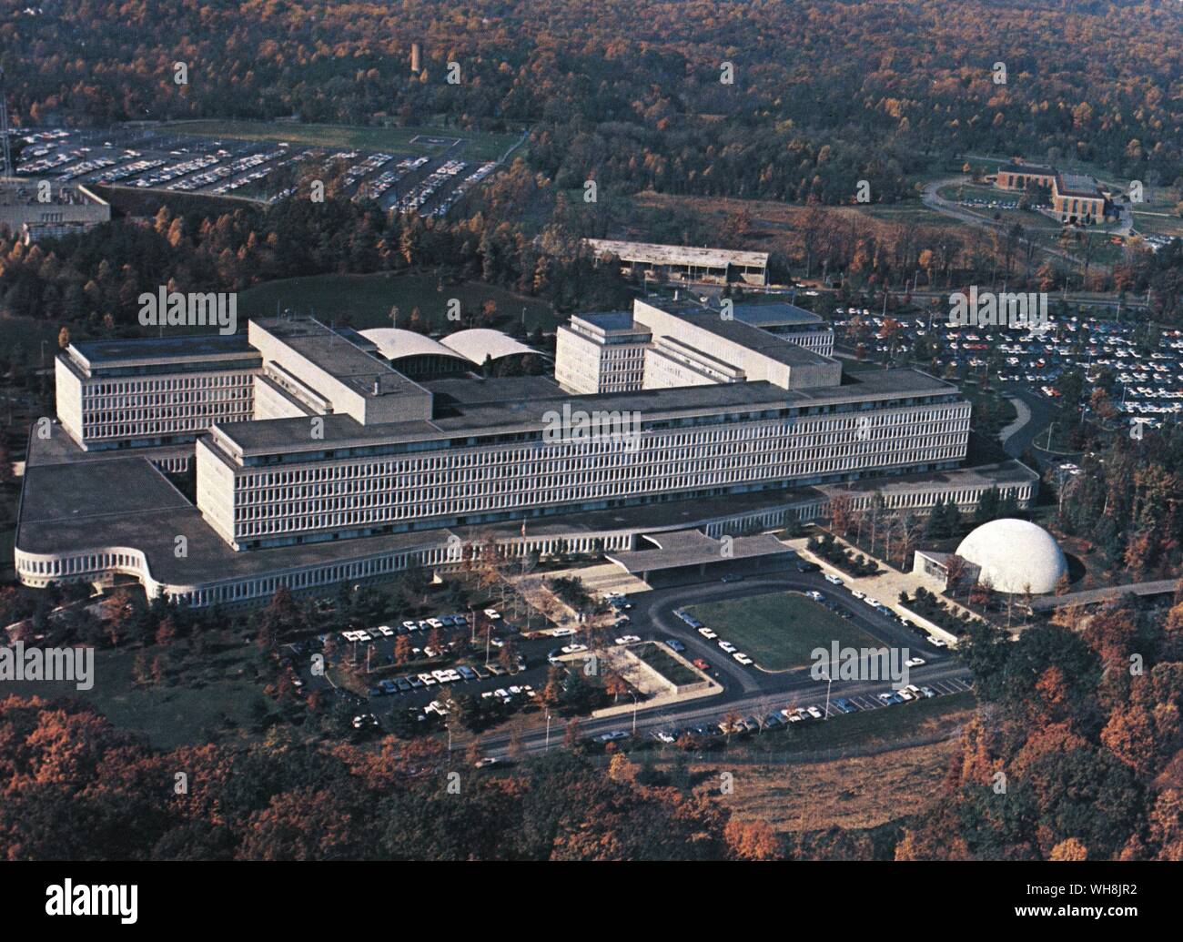 Le siège de la CIA à Langley en Virginie Banque D'Images