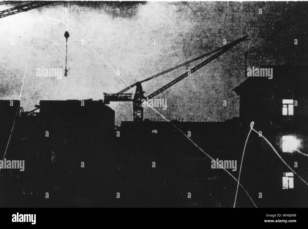Time Lapse photo de chemin de presmined la foudre en boule Banque D'Images