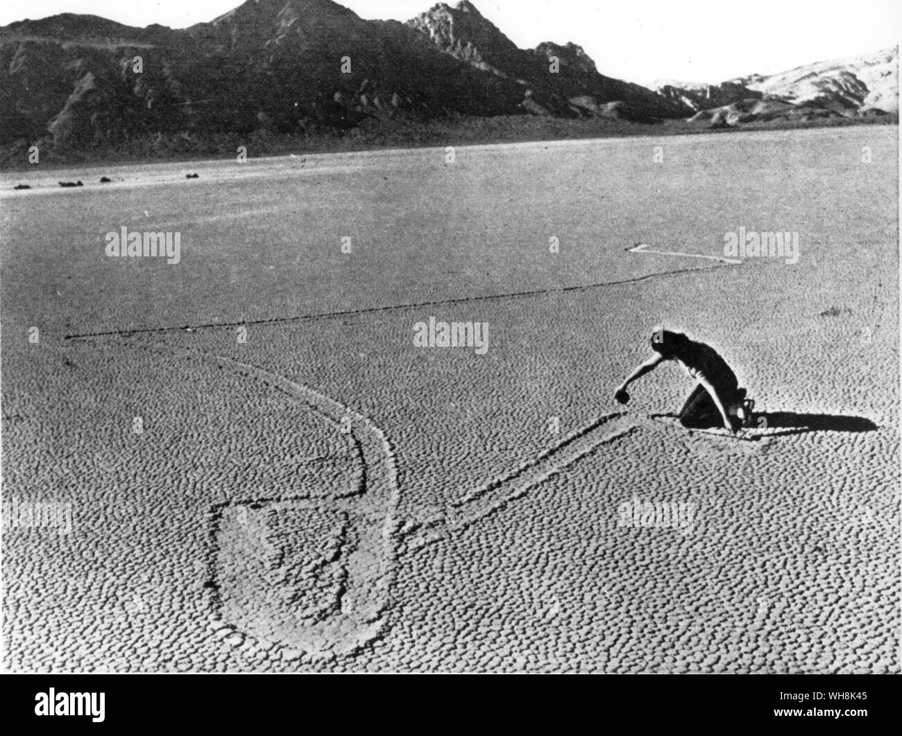 Déménagement Rocks Californie 1954 ion Banque D'Images