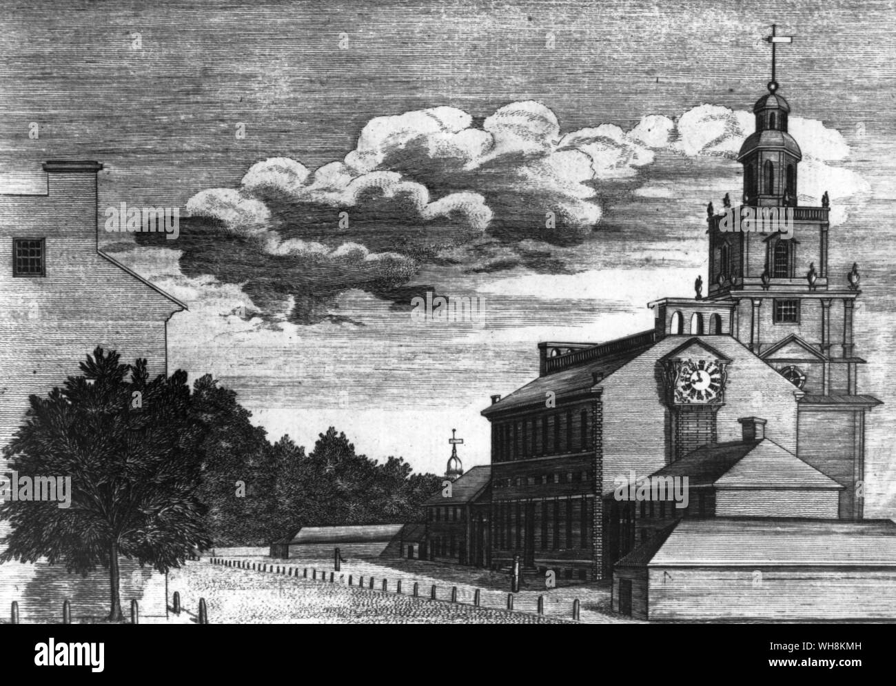 State House Philadelphia 1778 Banque D'Images