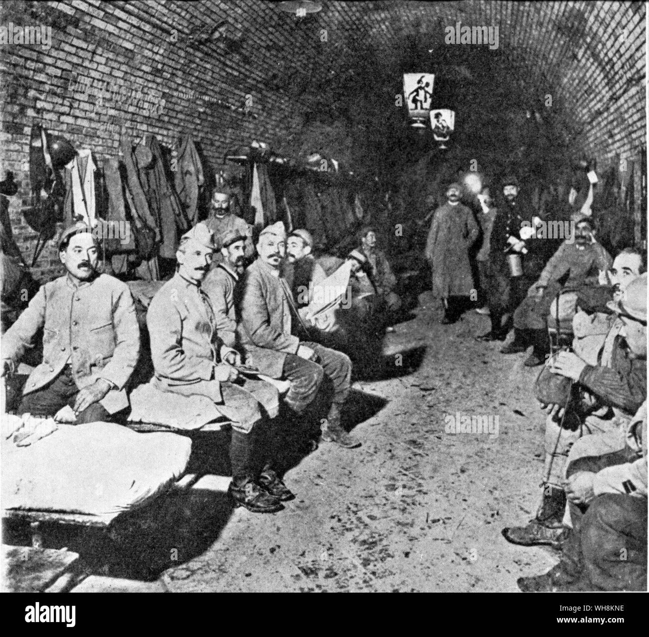 Sous sol quarts de la garnison de Verdun Banque D'Images