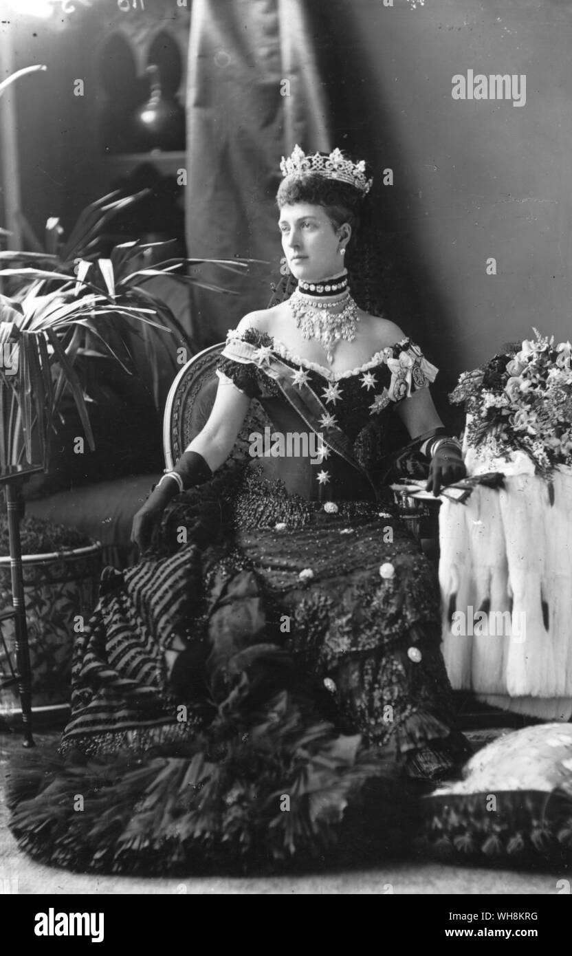 La princesse Alexandra 1887 Banque D'Images