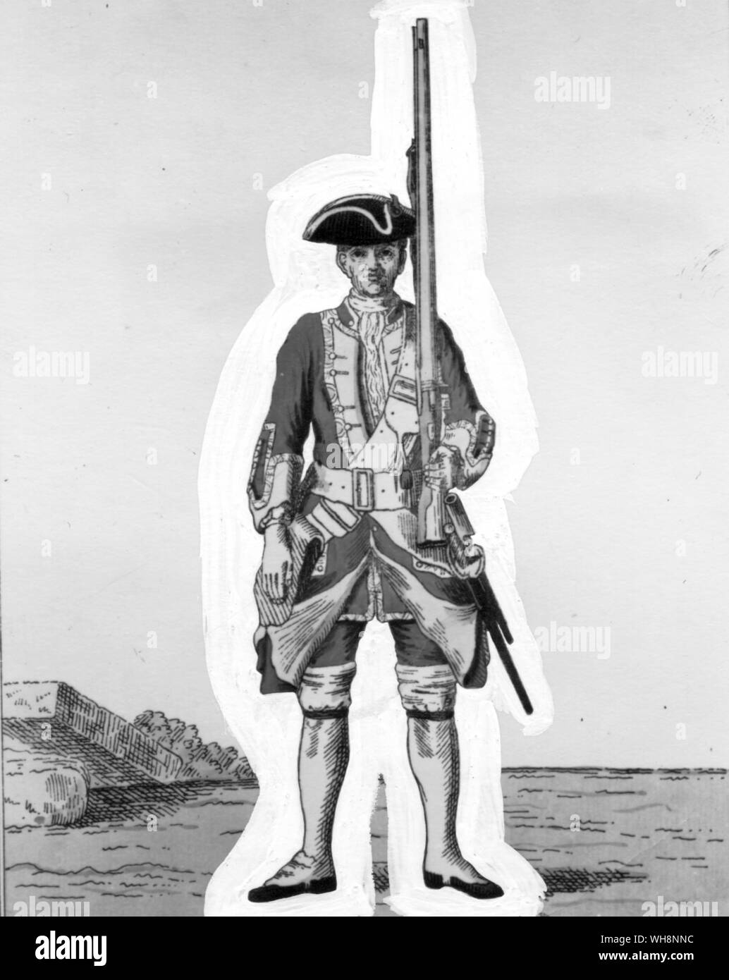 Un soldat anglais Banque D'Images