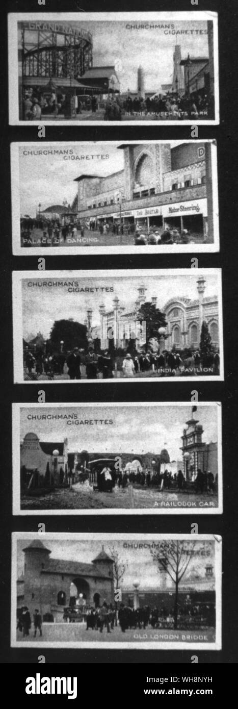 À partir d'un ensemble de cartes de cigarettes l'enregistrement de la British Empire Exhibition Banque D'Images