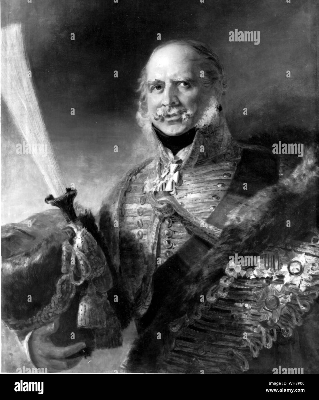 Portrait d'Ernest duc de Cumberland 1771-1851 par l'artiste George Dawe 1781-1829 Princess Victoria' oncle Banque D'Images