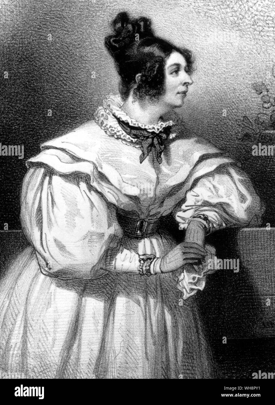 La Duchesse d'Abrantes. Dessiné par Paul Gavarni. Banque D'Images