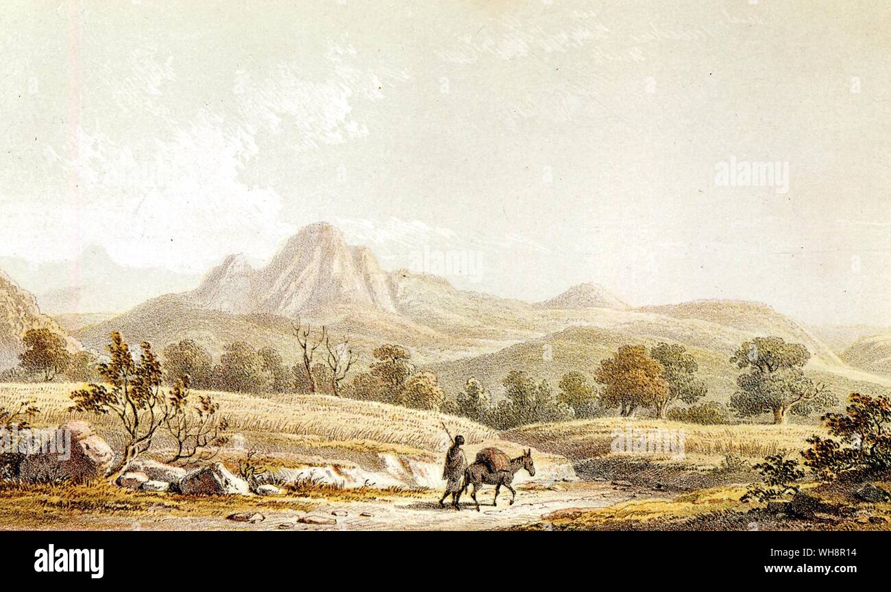 La campagne à l'ouest de l'Éthiopie Banque D'Images