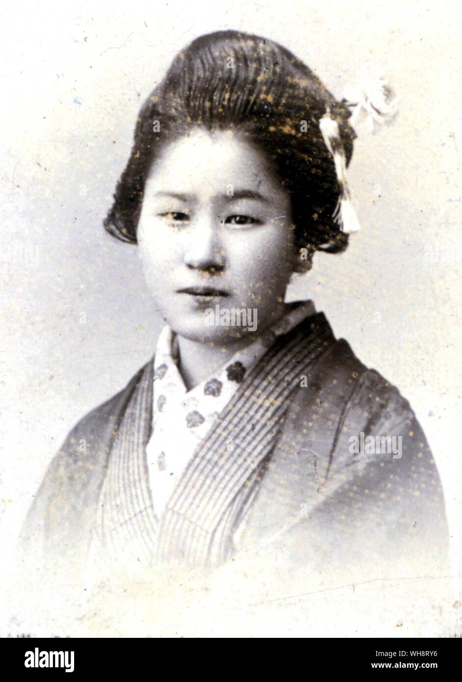 Femme japonaise (O-sai-san) Banque D'Images