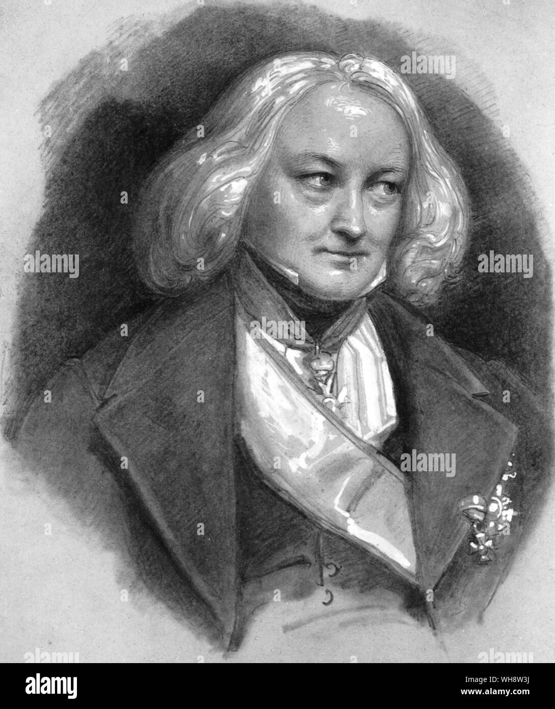 Thorvaldsen, célèbre sculpteur danois.. . Thorvaldsen était un ami très proche de l'écrivain conte danois Hans Christian Andersen. Ils se sont réunis à Rome en 1833. Thorvaldsen a été un grand soutien pour les HCA, et lui fait croire en ses propres habiletés artistiques. HCA écrit un poème et une chanson de Thorvaldsen, et une autre chanson pour les obsèques de Thorvaldsen. HCA est représenté sur la frise du musée Thorvaldsen à Copenhague, Danemark.. L'année de 2005 est le 200 e anniversaire de la naissance de Hans Christian Andersen. En raison de cela il y aura une célébration mondiale de se rappeler et honorer l'auteur danois. Banque D'Images