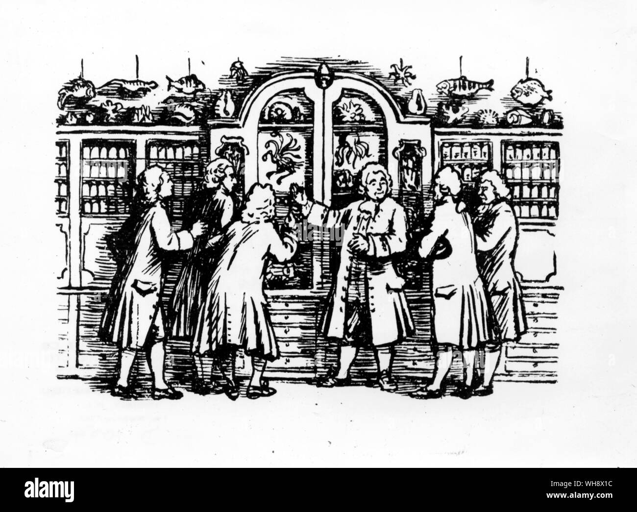 Carl LInaeus à Drottningholm Banque D'Images