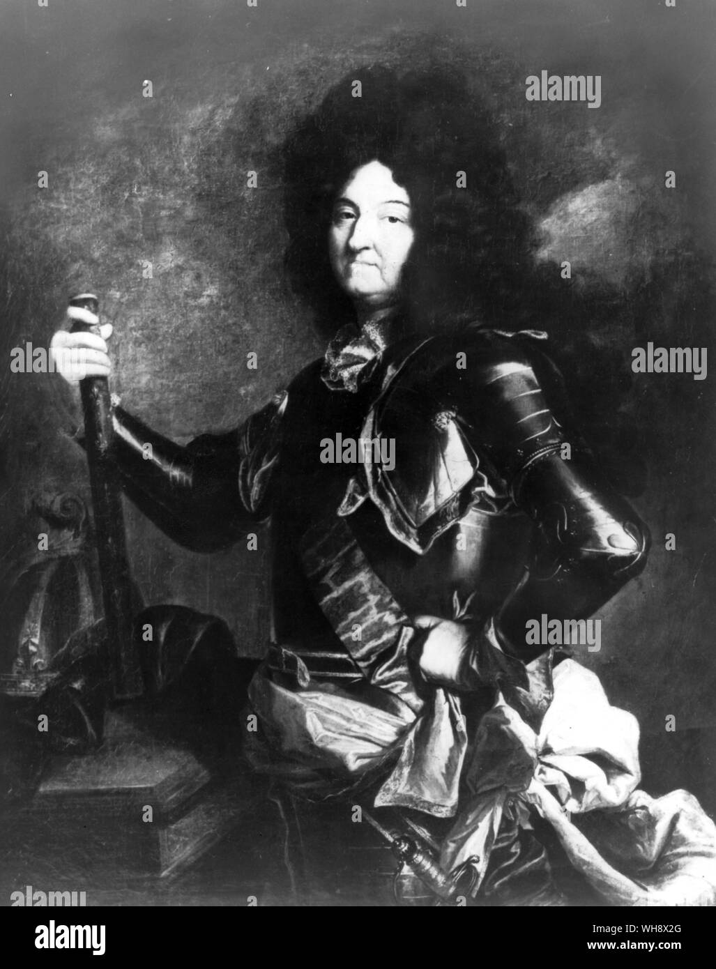 Louis XIV par Hyacinthe Rigaud Banque D'Images