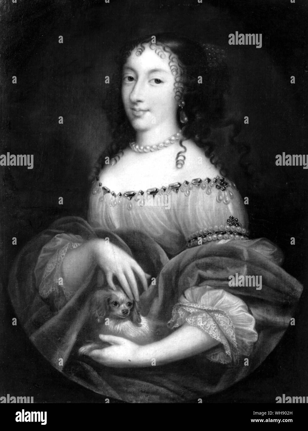 Henrietta Anne, duchesse d'Orléans, Charles's 'cher chère sœur' Banque D'Images
