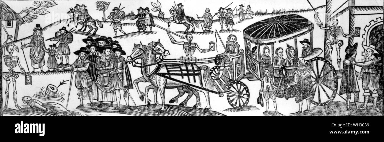 Alors que les Londoniens s'enfuit dans le pays de la peste, Rochester a été limité à la Tour Banque D'Images