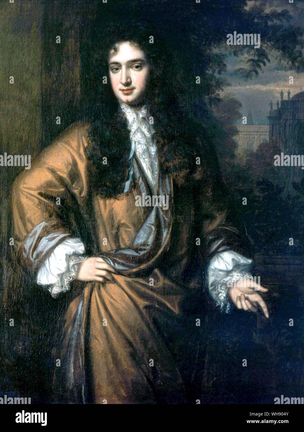 John Wilmot, second comte de Rochester : ' par sir Peter Lely . Je sais qu'il est un démon, mais il a quelque chose de l'Ange mais undefac avait en lui." (George) Eric-emmanuel Banque D'Images