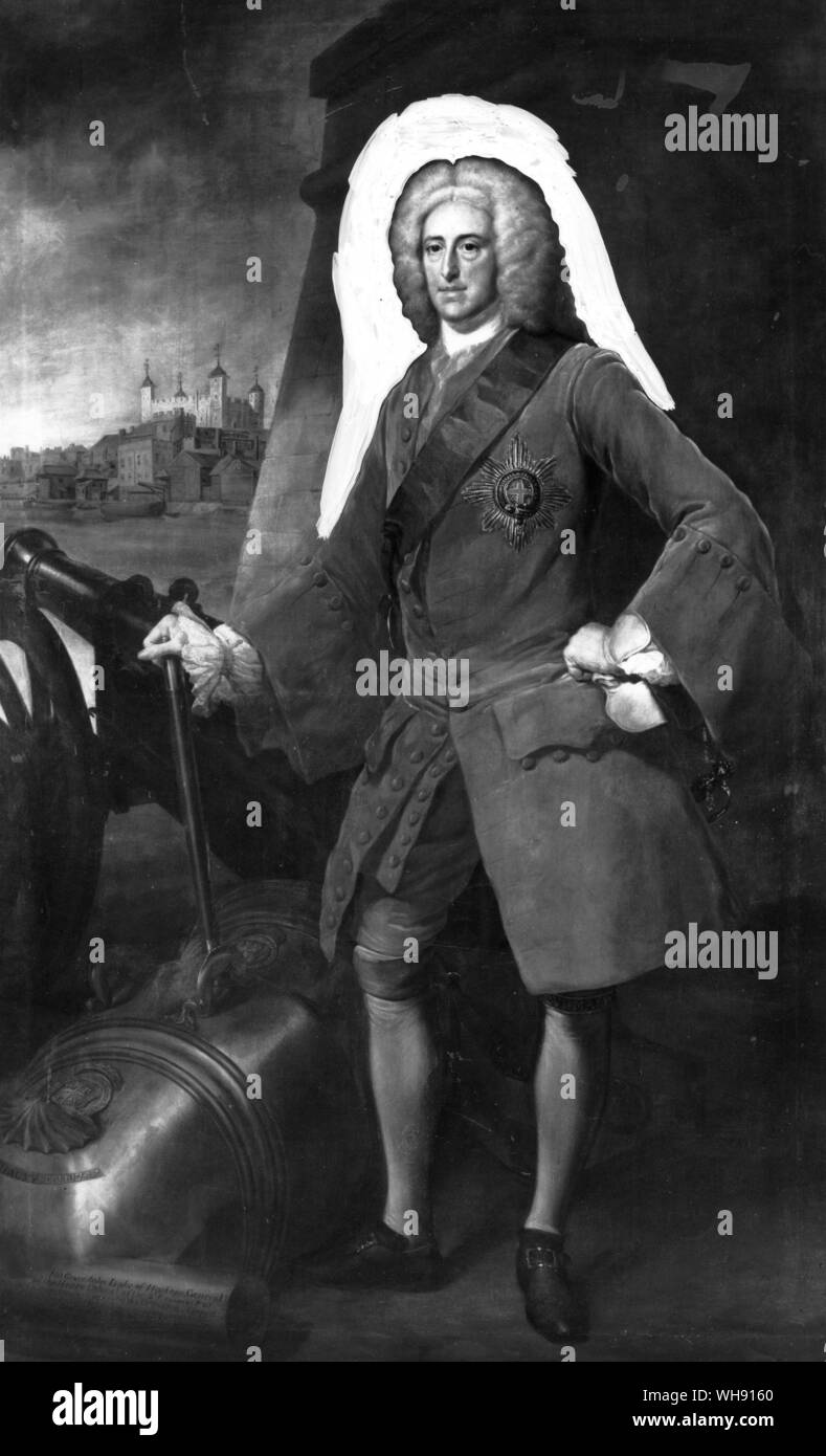 John Montagu, Seigneur Monthermer, futur Duc de Montagu (1690-1749), peinture de John Shackleton (d.1767) Banque D'Images