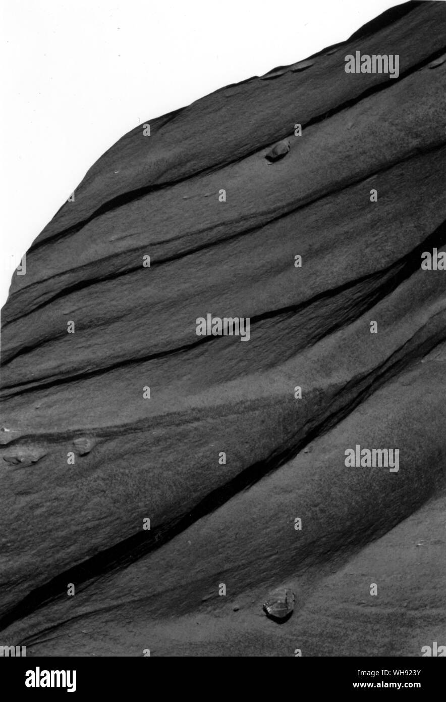 L'un des visages de l'Uluru. Banque D'Images