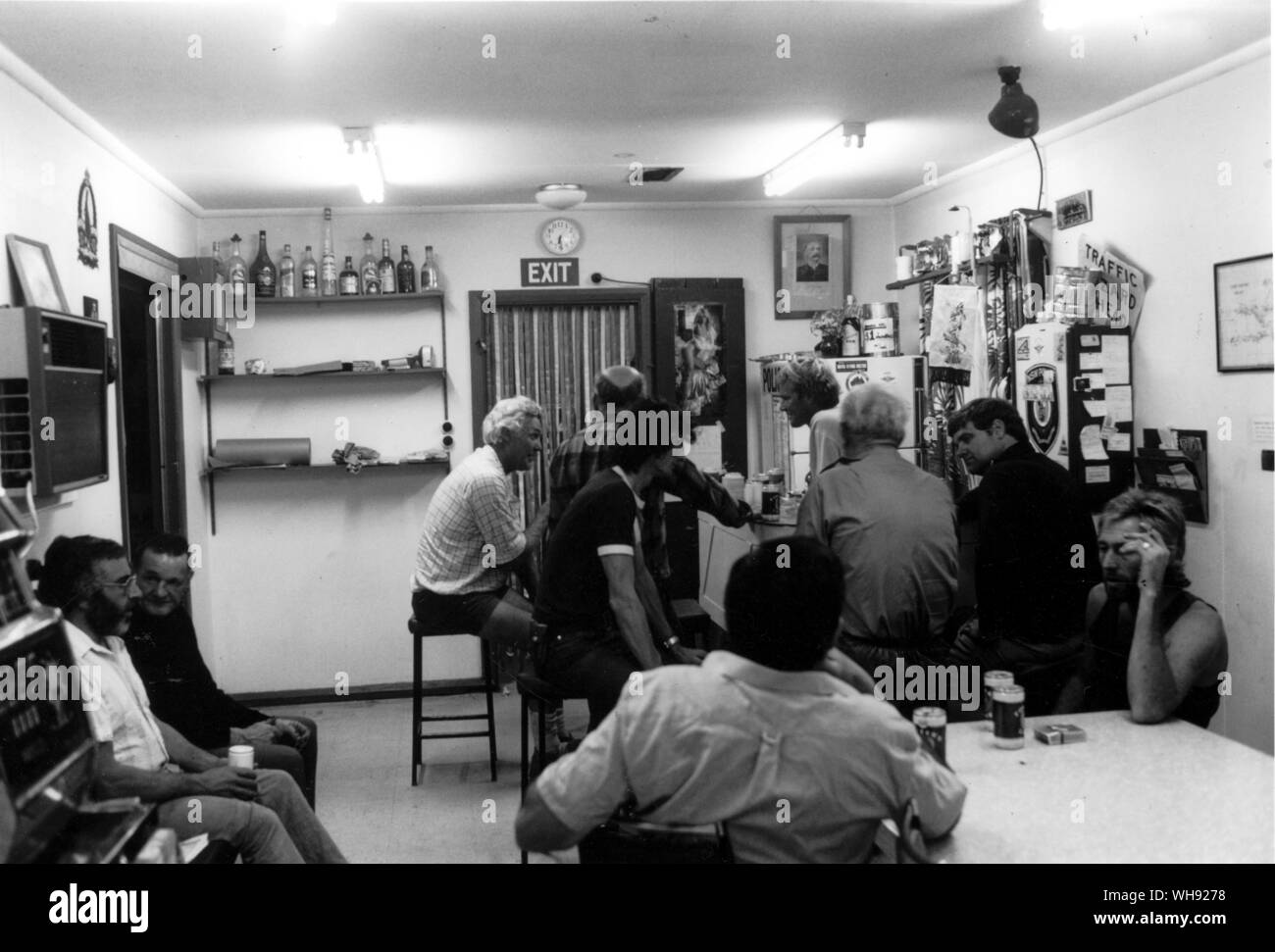 Le bar de la station météorologique à Giles dans l'ouest de l'Australie Banque D'Images