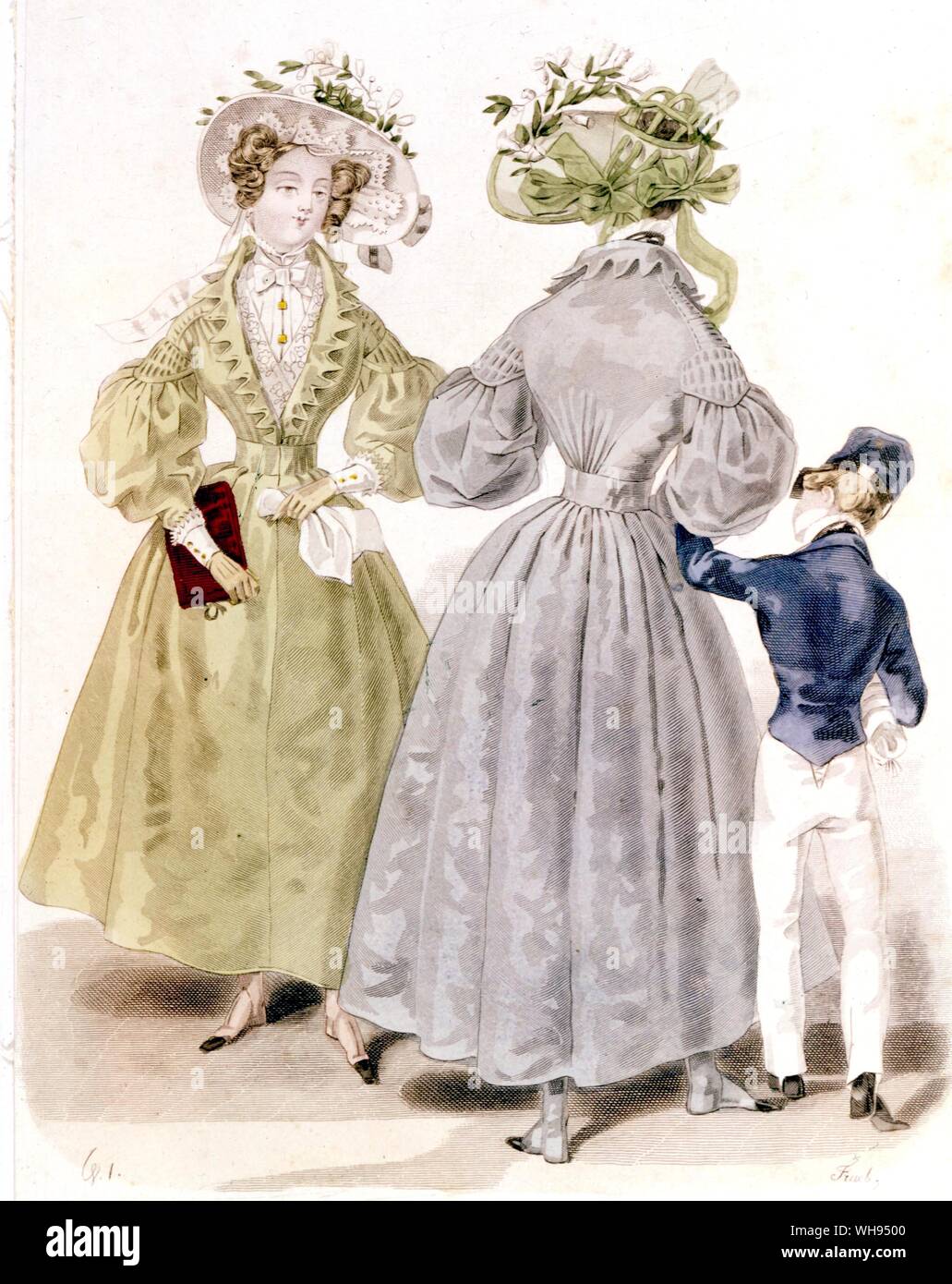 Fashion 1830 Banque D'Images