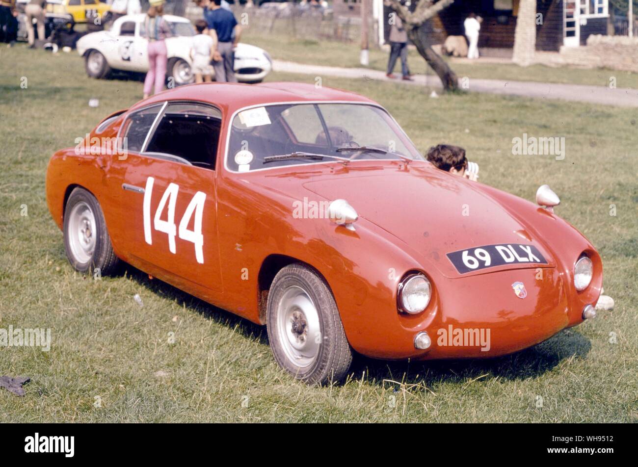 1956 FIAT Abarth voiture de course Banque D'Images