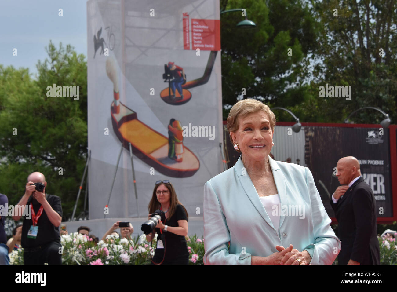 Venise, Italie. 09Th Sep 2019. Julie Andrews recevoir le Lion d'or pour l'ensemble de sa carrière durant le 76e Festival du Film de Venise à Sala Casino sur Septembre 02, 2019 à Venise, Italie. Credit : Andrea Merola/éveil/Alamy Live News Banque D'Images