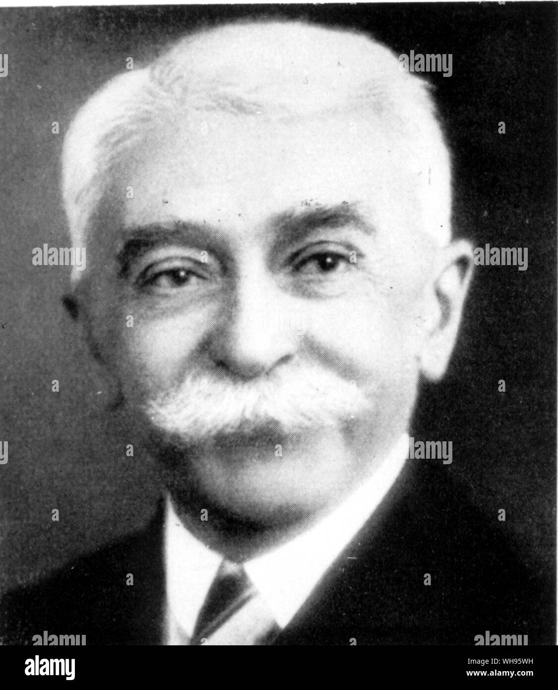 Le Baron Pierre de Coubertin, fondateur et président d'honneur des Jeux Olympiques 1936 Banque D'Images