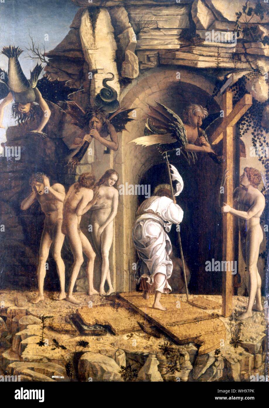 La descente du Christ dans les limbes Banque D'Images