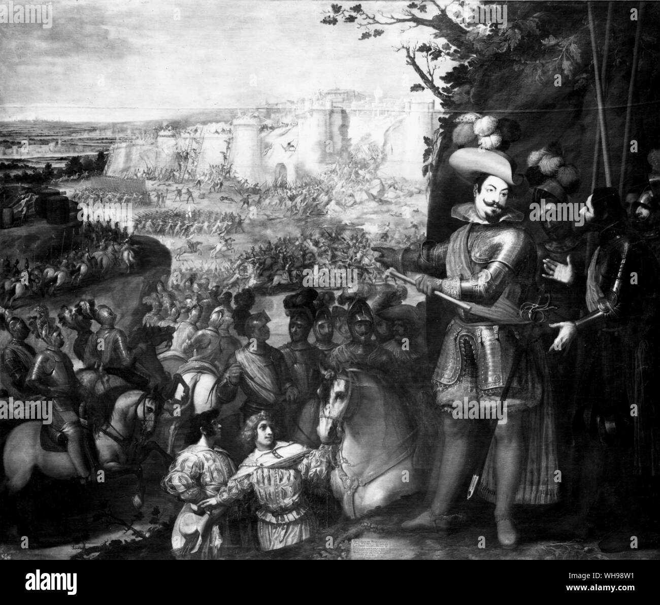 Warfare/La Guerre de Trente Ans. La capture de Rheinfelden en 1633. Banque D'Images