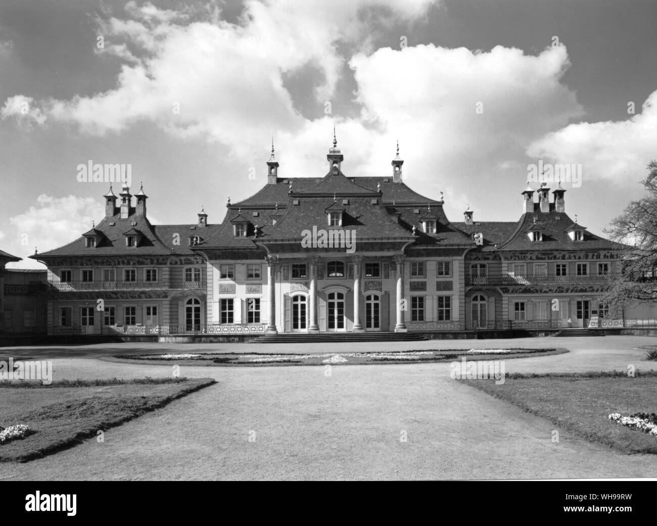 L'Indianisches Lustschloss à Pillnitz Dresde ( ?) construit par M. D. Poppelmann 1720-32 pour Auguste le Fort - un édifice européen. Voir p. 147 et de l'illus. 1 Banque D'Images