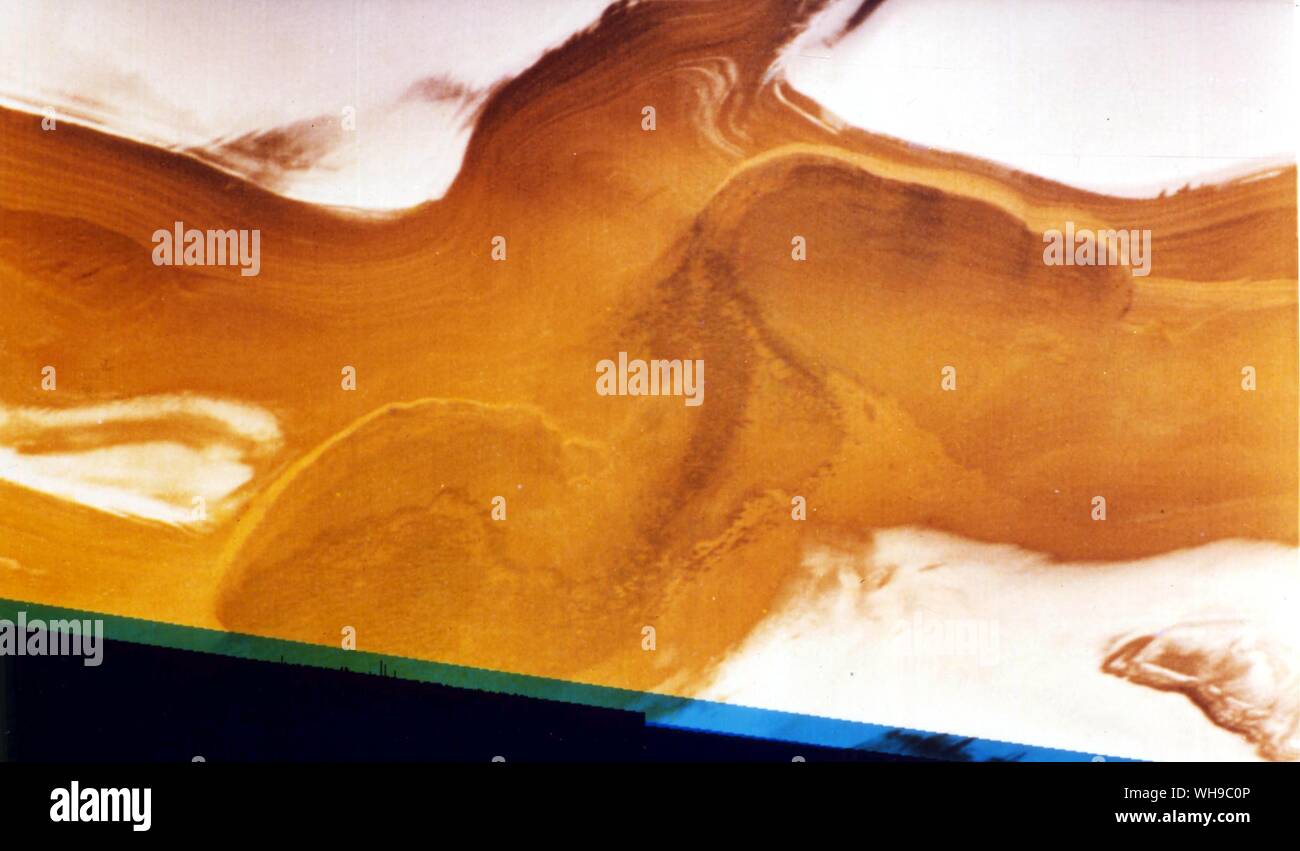 L'espace/Mars. Pôle nord Banque D'Images