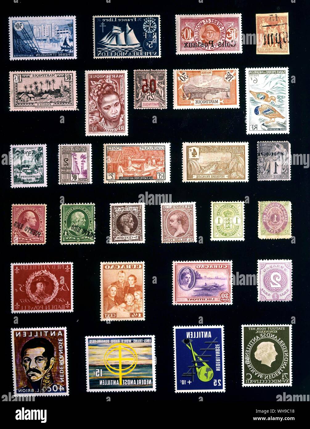 Album De Timbres Du Monde Entier, Collection Complète, état Utilisé