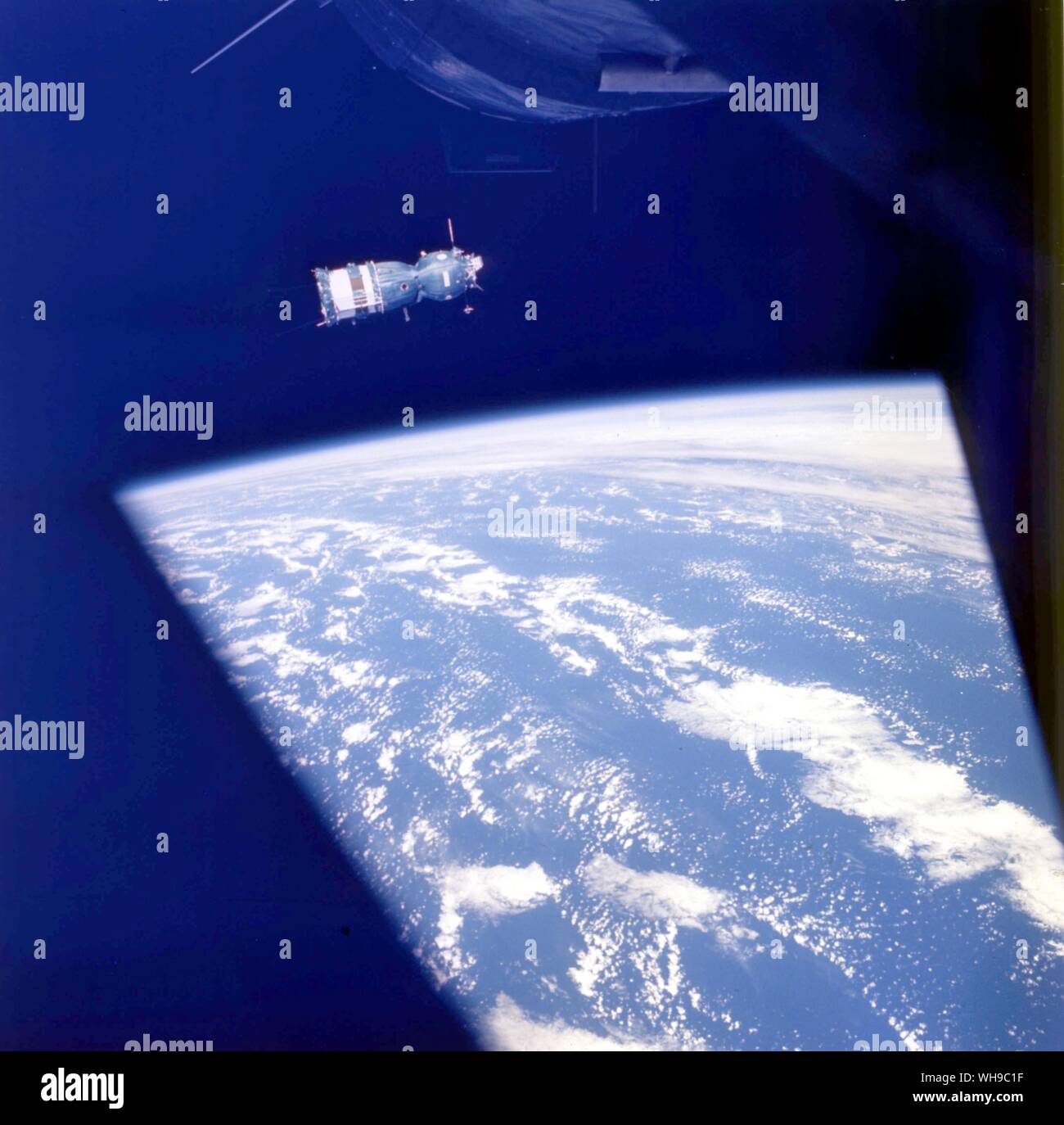 Soyouz à partir de l'espace Apollo. Banque D'Images